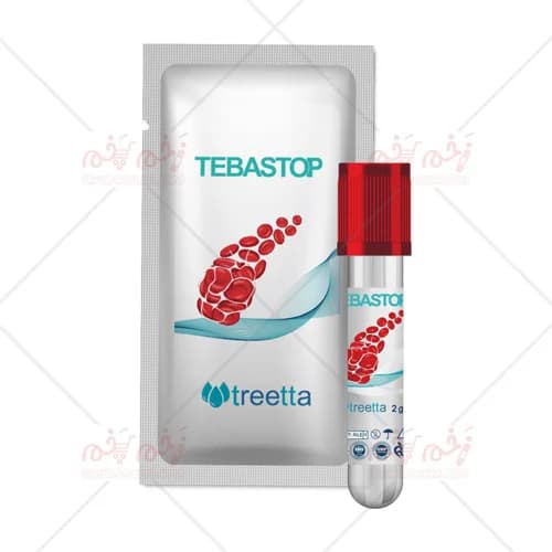 پودر طبااستاپ بند آورنده فوری خونریزی تریتا Tebastop Fast Stop Bleeding