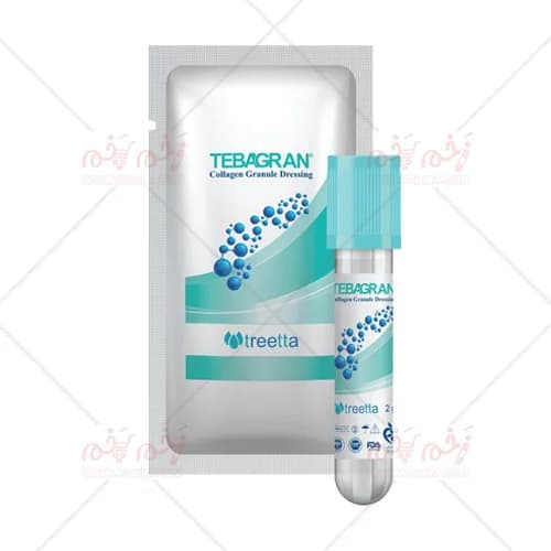 پودر کلاژن ترمیم زخم طباگرن Tebagran Collagen Granule Dressing — تصویر ۲