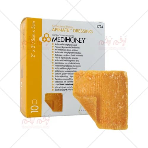 پانسمان آلژینات عسل مدی هانی – 795 MEDIHONEY Apinate Alginate Bandage