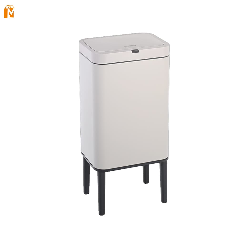 سطل زباله 9 لیتری باسنسور پایه دار اچ تی ان هوم مدل HTD101