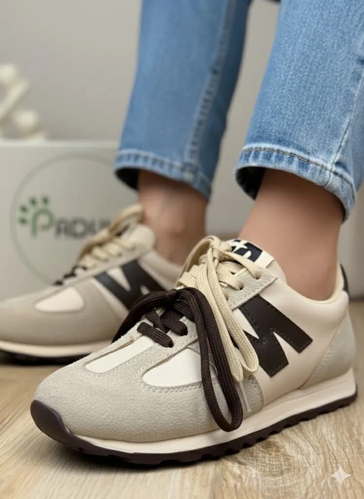 کفش کتونی زنانه نیوبالانس دوبند new balance کد 30116 — تصویر ۳