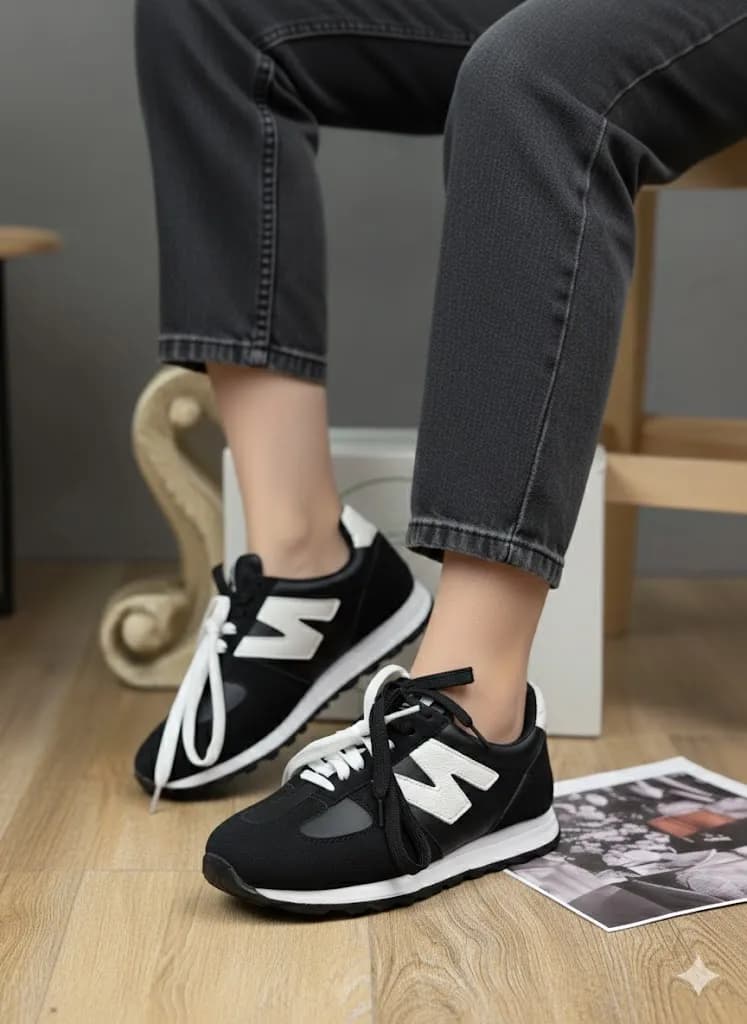 کفش کتونی زنانه نیوبالانس دوبند new balance کد 30116 — تصویر ۴