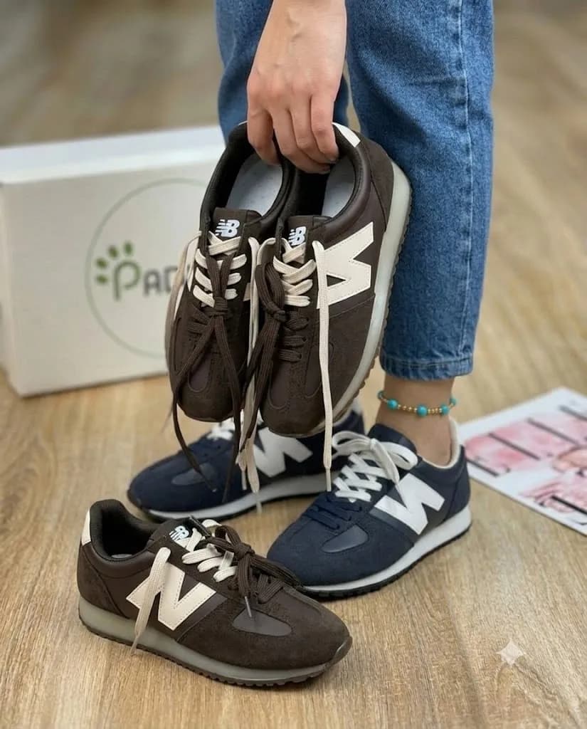 کفش کتونی زنانه نیوبالانس دوبند new balance کد 30116