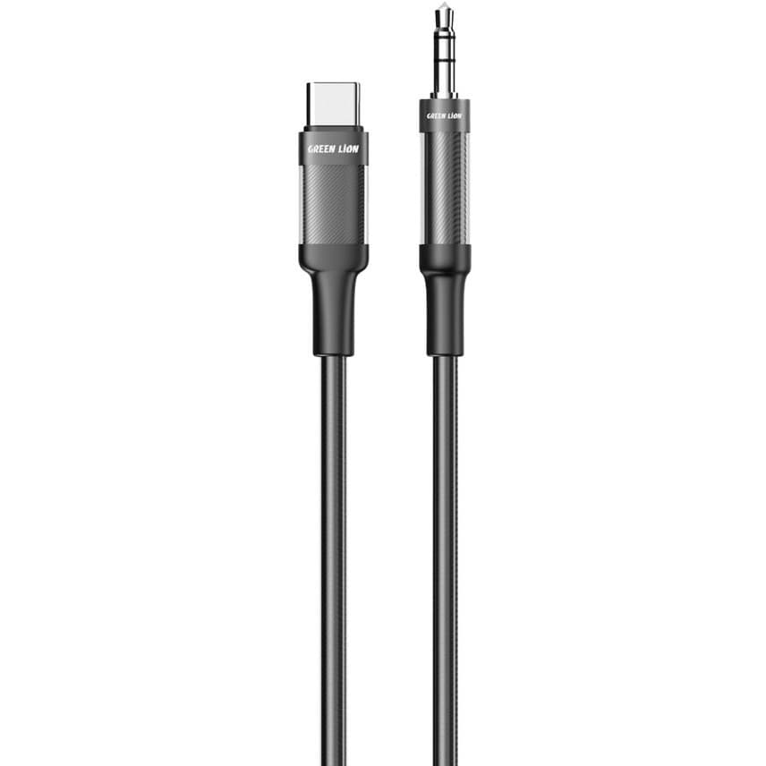 کابل تایپ سی به AUX گرین لاین مدل Type C To AUX Braided
