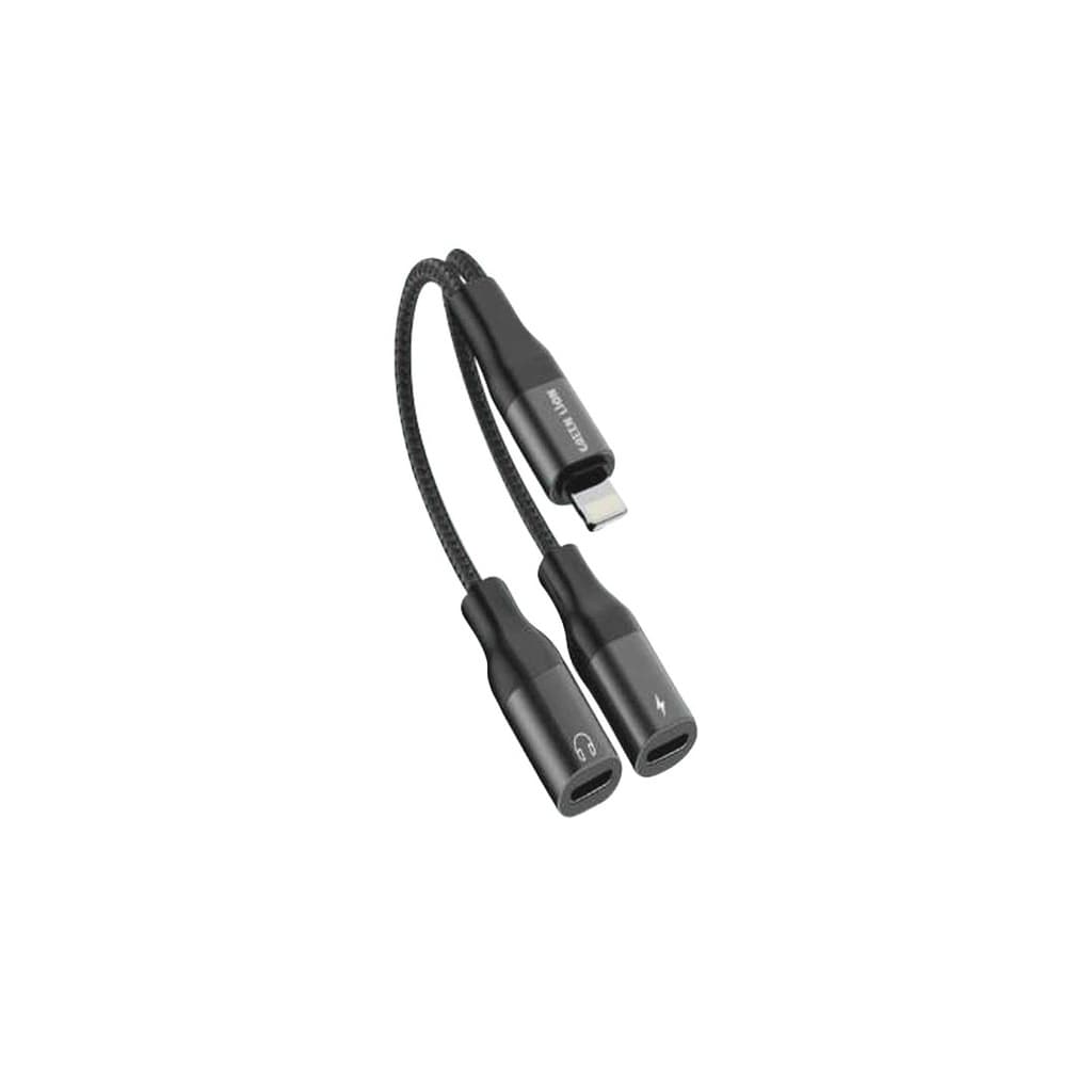 آداپتور اسپلیتر 2 در 1 صوتی و شارژ گرین لاین Green lion 2in1 audio & charging splitter adapter