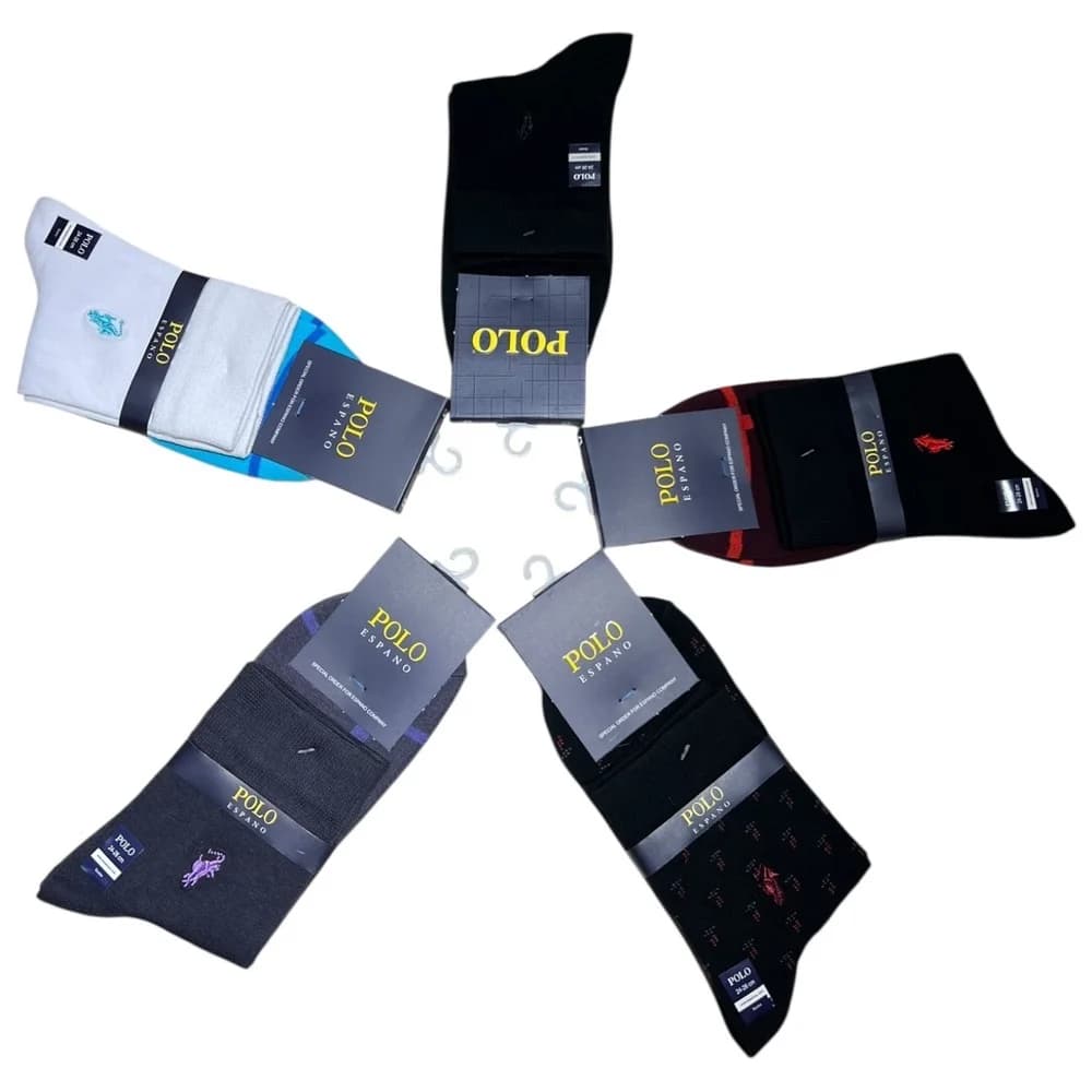 جوراب مردانه ساق دار POLO 9517