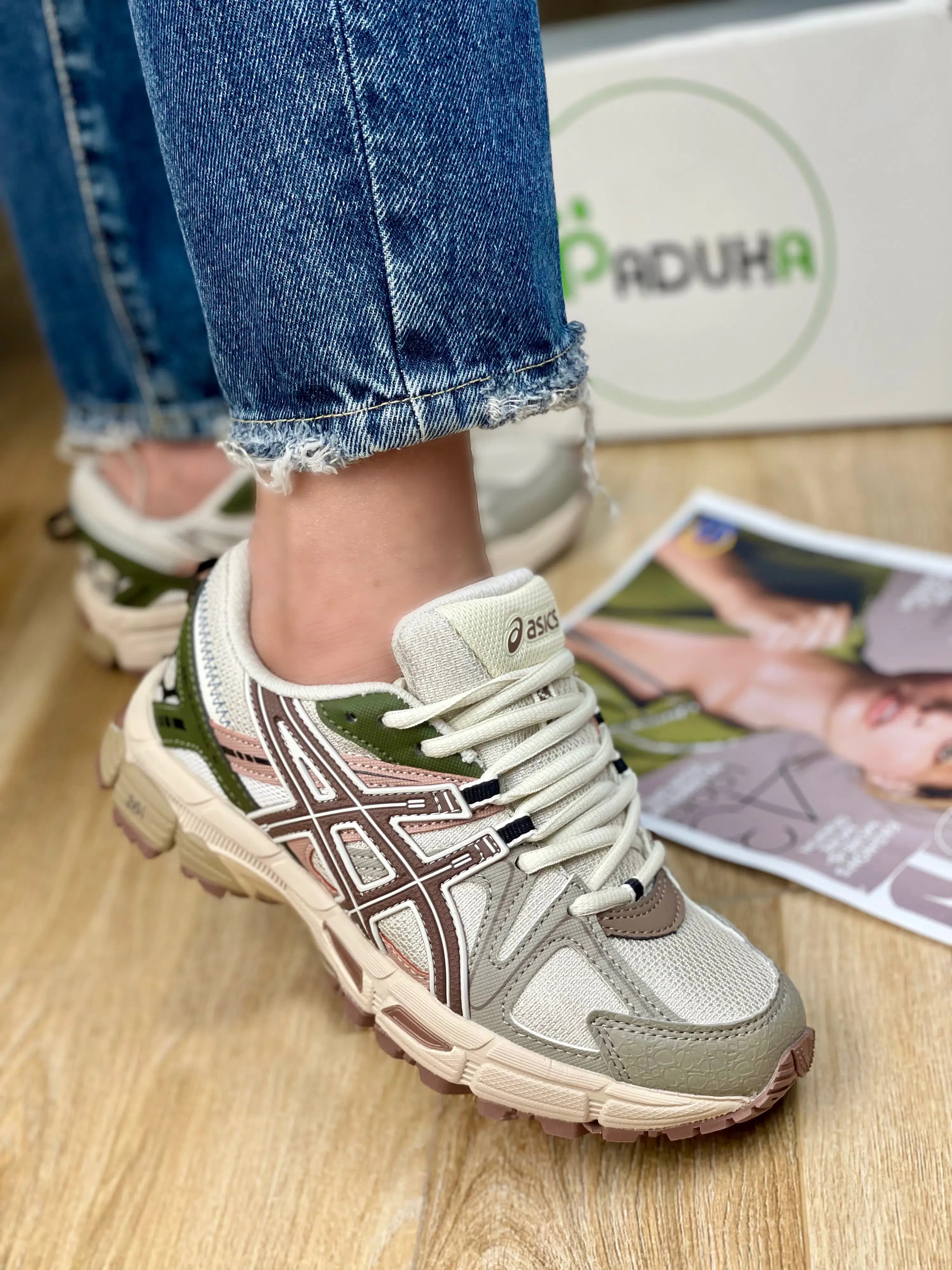کتونی زنانه آسیکس کاهانا asics kahana مستر کوالیتی ویتنام زیره eva کد 26609 — تصویر ۸