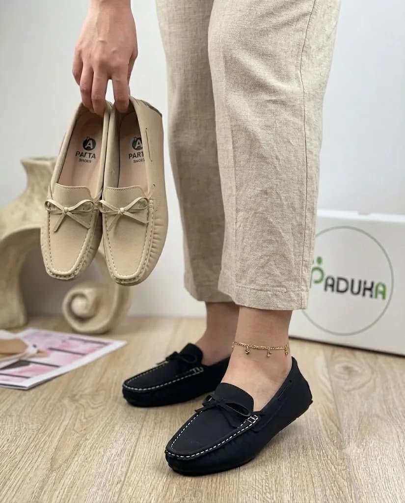 کفش زنانه کالج لقمه ای جیر پاپیونی کد 25739