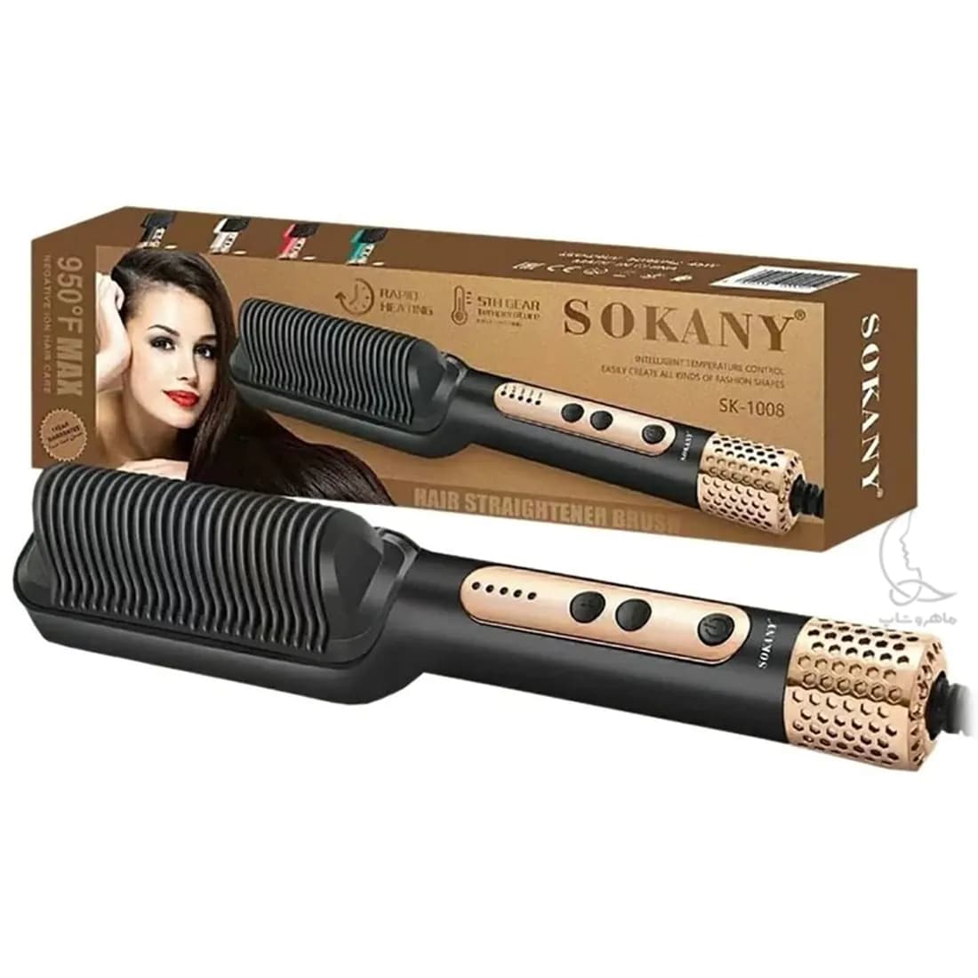 برس حرارتی SOKANY مدل 1008 — تصویر ۴