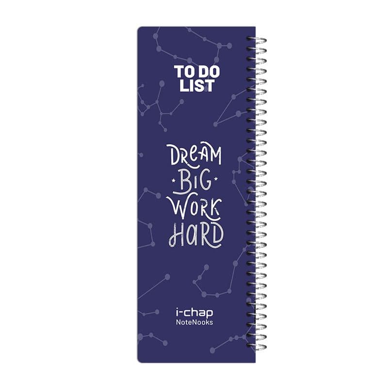 دفتر یادداشت 80 برگ آی چاپ مدل to do list طرح big dream کد 503