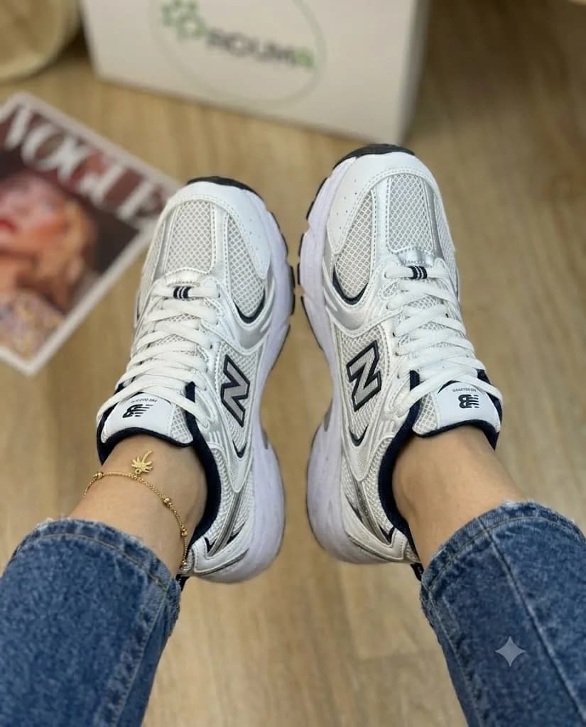 کتونی زنانه نیوبالانس 530 New balance زیره EVA کد 23407 — تصویر ۴