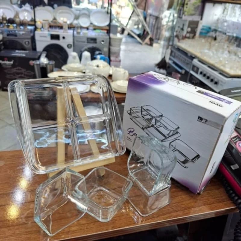 اردوخوری شیشه ای کلاسیک کاوه