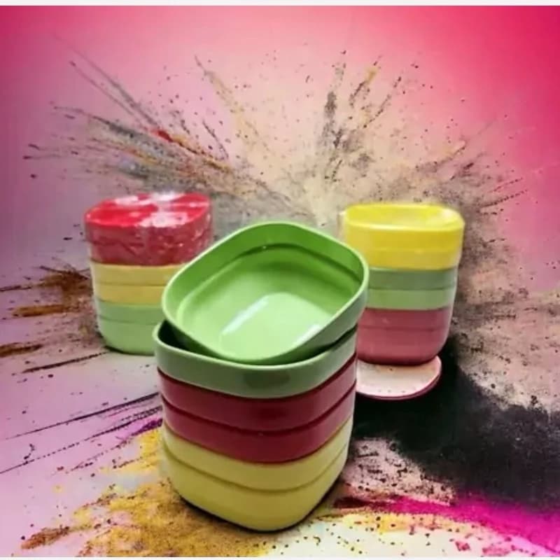 مینی پیاله رنگی 6عددی رنگی تیناز