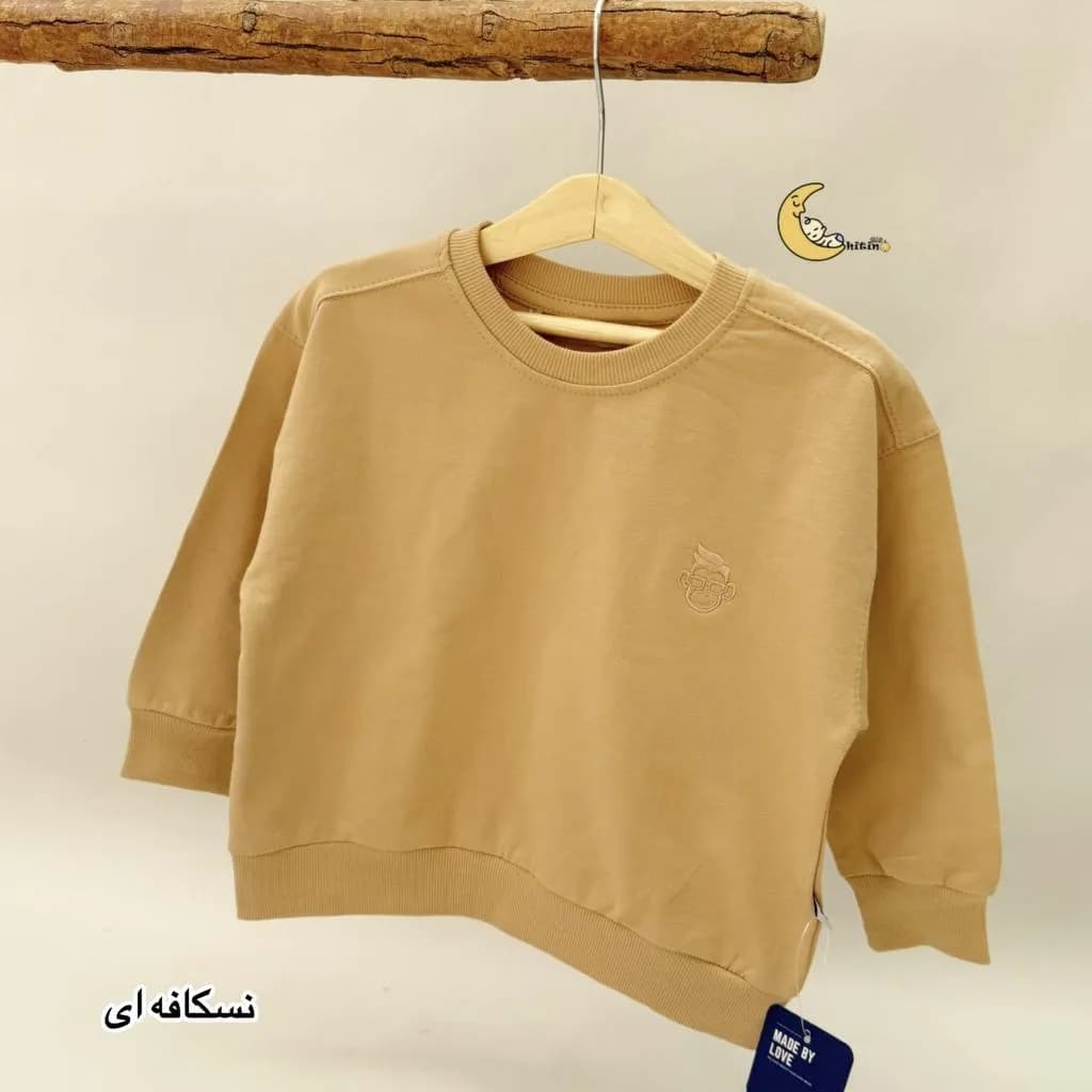 بلوز دورس بچگانه برند مانکی رنگی ساده — تصویر ۷