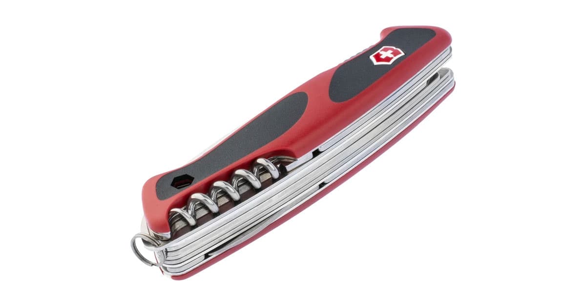 چاقو ویکتورینوکس مدل RangerGrip 174 Red/Black کد 0.9728.WC — تصویر ۷
