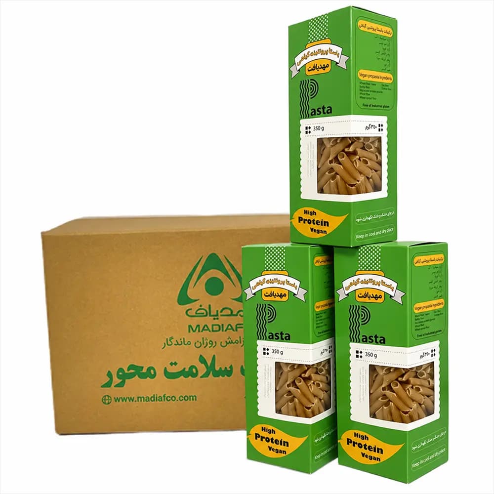پاستا پروتئينه وگان پنه | پک15 تايي
