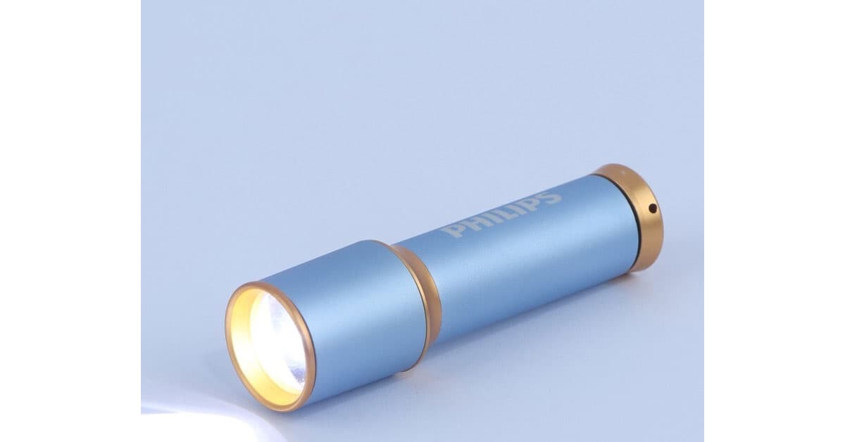 چراغ قوه باتری‌خور Philips SFL2252/93 | چراغ دستی 3 وات مهتابی با زوم — تصویر ۸