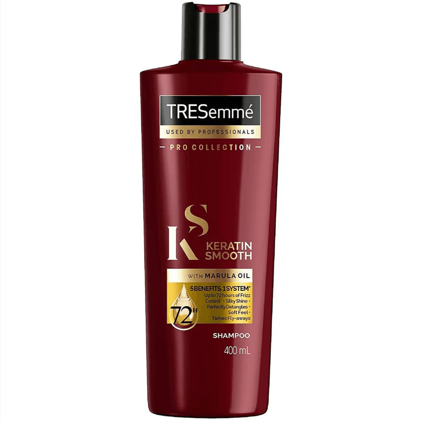 شامپو ضد وز مو ترزمی اکسپرت کراتین TRESemme Keratin Smooth حجم 400 میلی لیتر — تصویر ۳
