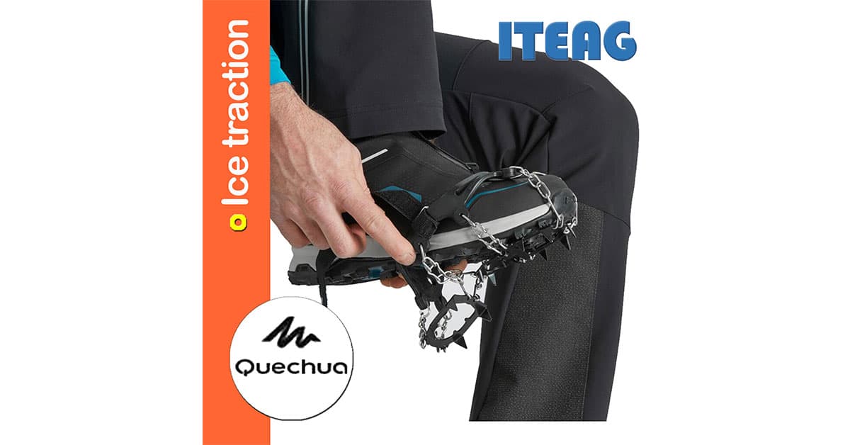 یخشکن ژله‌ای کچوا | Ice Traction Quechua مناسب مسیرهای برفی و یخ‌زده کوهستان — تصویر ۱۲