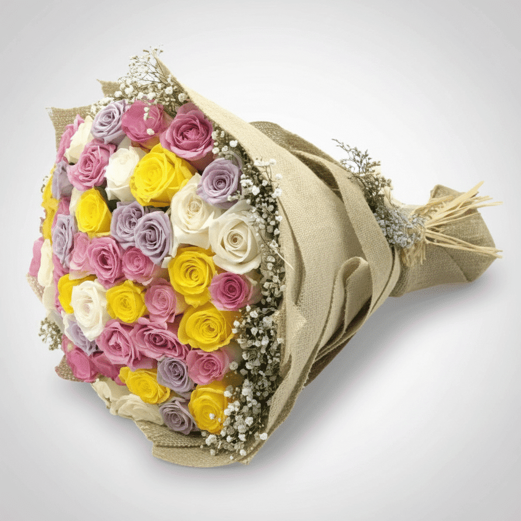 مجموعه ای پر جنب و جوش از گل رز کد30 (کویت)