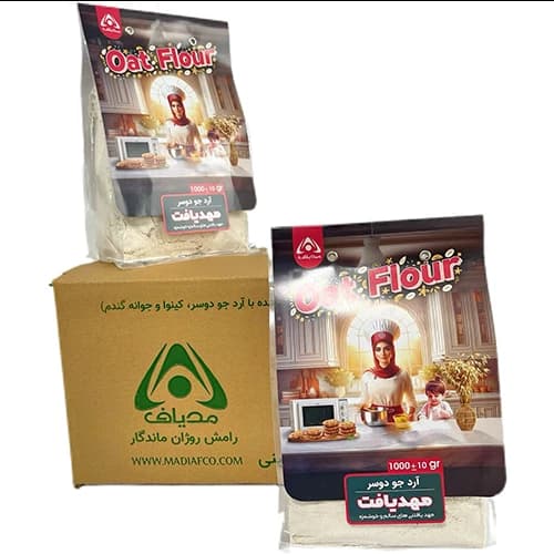 آرد جو دوسر یک کيلويي کارتن 12 تايي