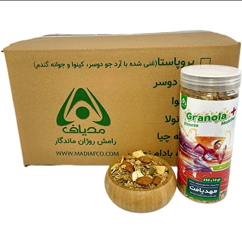 گرانولا فيت(رژیمی) 350 گرمي کارتن 15 تايي