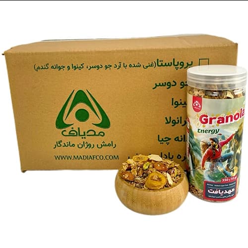 گرانولا انرژي(خفن) 350 گرمي کارتن 15 تايي