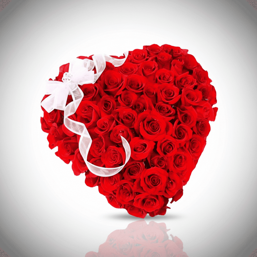 دسته گل رز قرمز لوکس کد6 (کویت)
