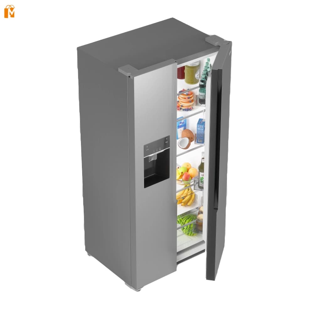 ساید بای ساید کمپرسور اینورتر آبریز و یخ ساز جی پلاس مدل GSS-R7638 — تصویر ۳