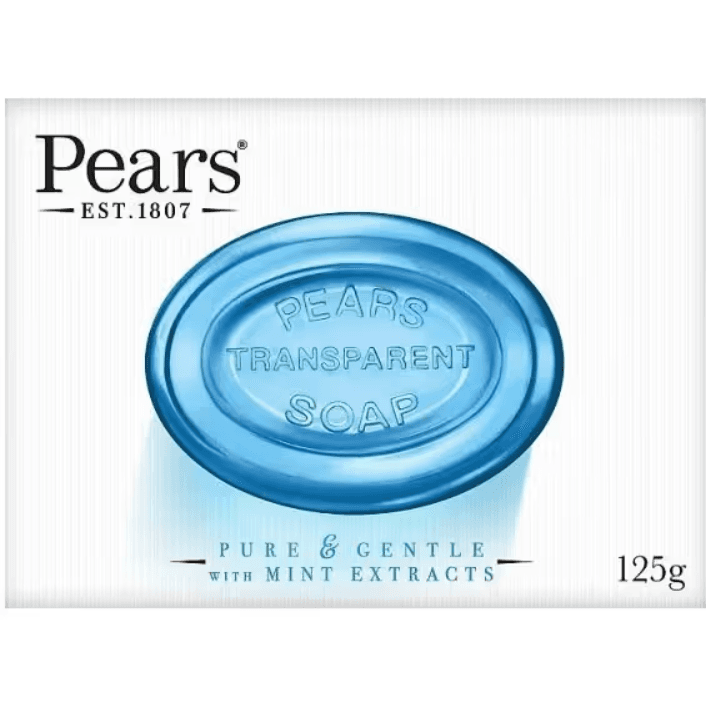 صابون گلیسیرینه شفاف پیرز رایحه نعناع Pears Mint وزن 125 گرم