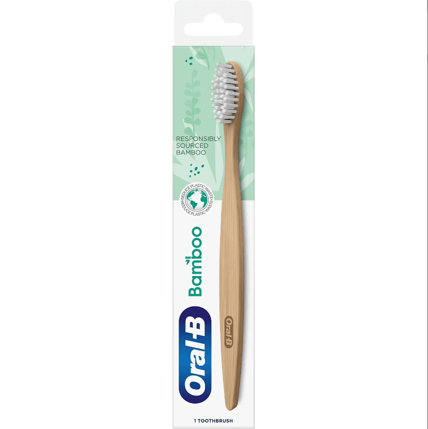 مسواک گیاهی چوب بامبوی اورال بی Oral B Bamboo