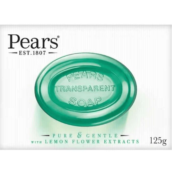 صابون گلیسیرینه شفاف پیرز رایحه شکوفه لیمو Pears Lemon Flower وزن 125 گرم