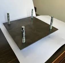 صفحه پلیت 20*20 چهارسوراخ 3و4 میل