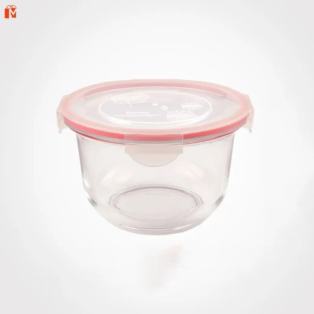 ظرف شیشه ای لیمون سرو و نگهداری دربدار 1.25 لیتر