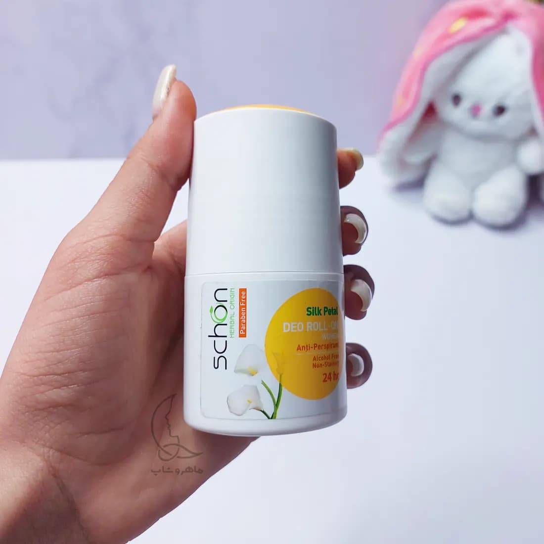 دئودورانت رولی زنانه شون مدل Silk Petal حجم 50 میلی لیتر