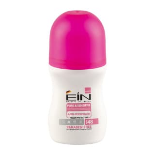 دئودورانت زنانه ای آی ان مدل Pure And Sensitive حجم 50میل