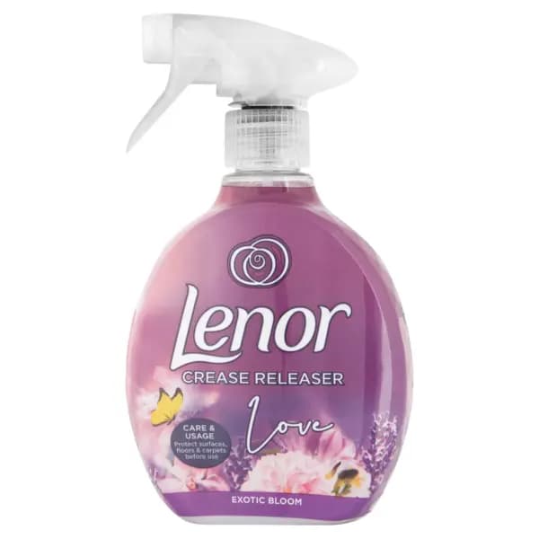 اسپری ضدچروک و خوشبوکننده لباس لنور رایحه شکوفه عجیب غریب۵۰۰میل-Lenor(EXOTIC BLOOM)