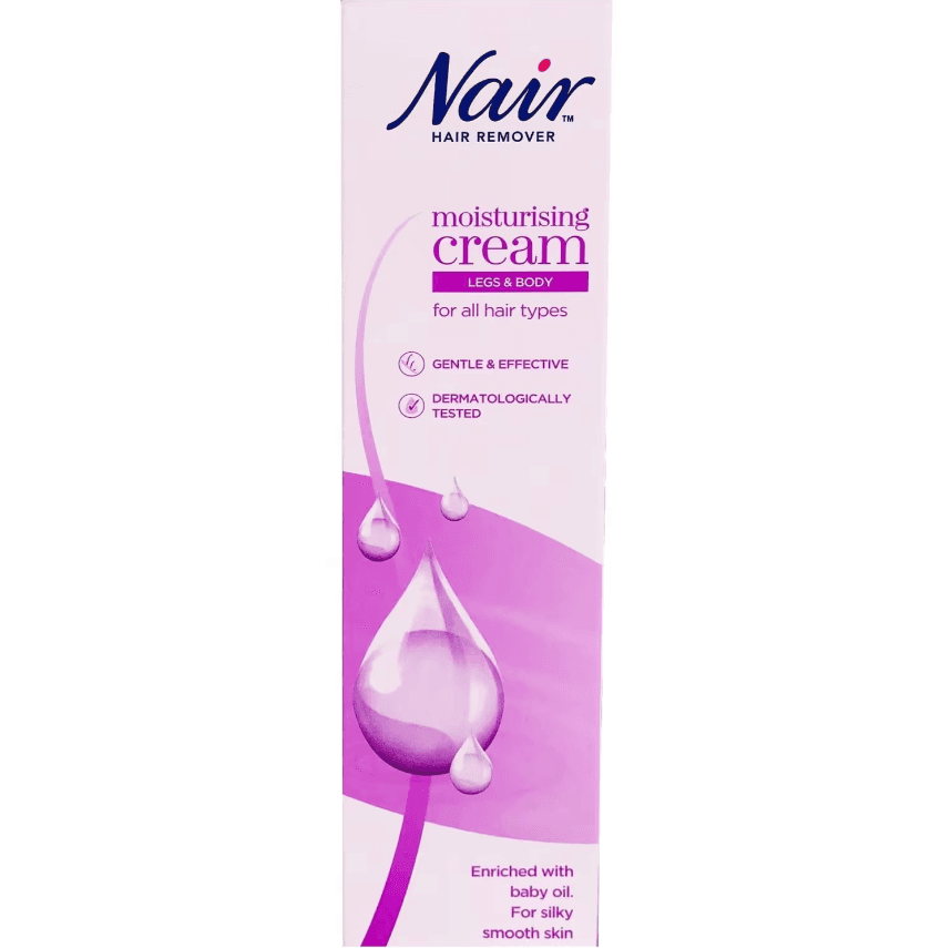کرم موبر بدن رطوبت رسان نیر Nair Moisturizing حجم 80 میلی لیتر