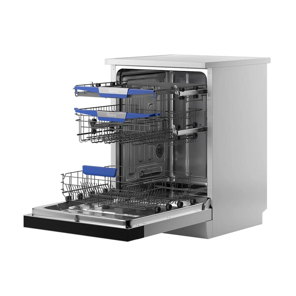 ماشین ظرفشویی جی پلاس GDW-R1599 رنگ سیلور — تصویر ۵