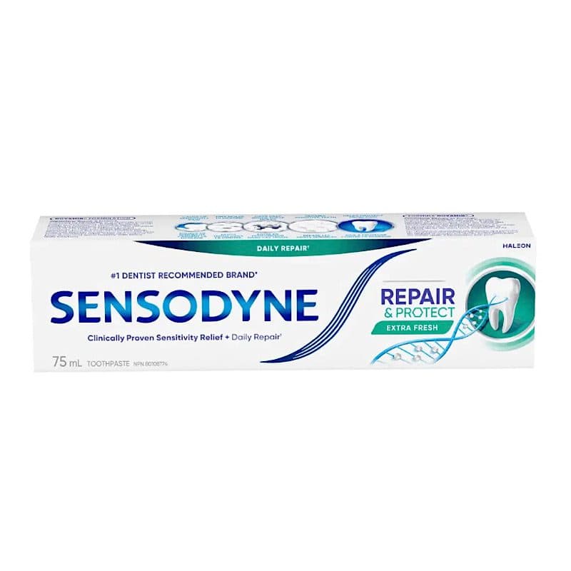 خمیر دندان سنسوداین REPAIR and PROTECT مدل EXTRA FRESH — تصویر ۲