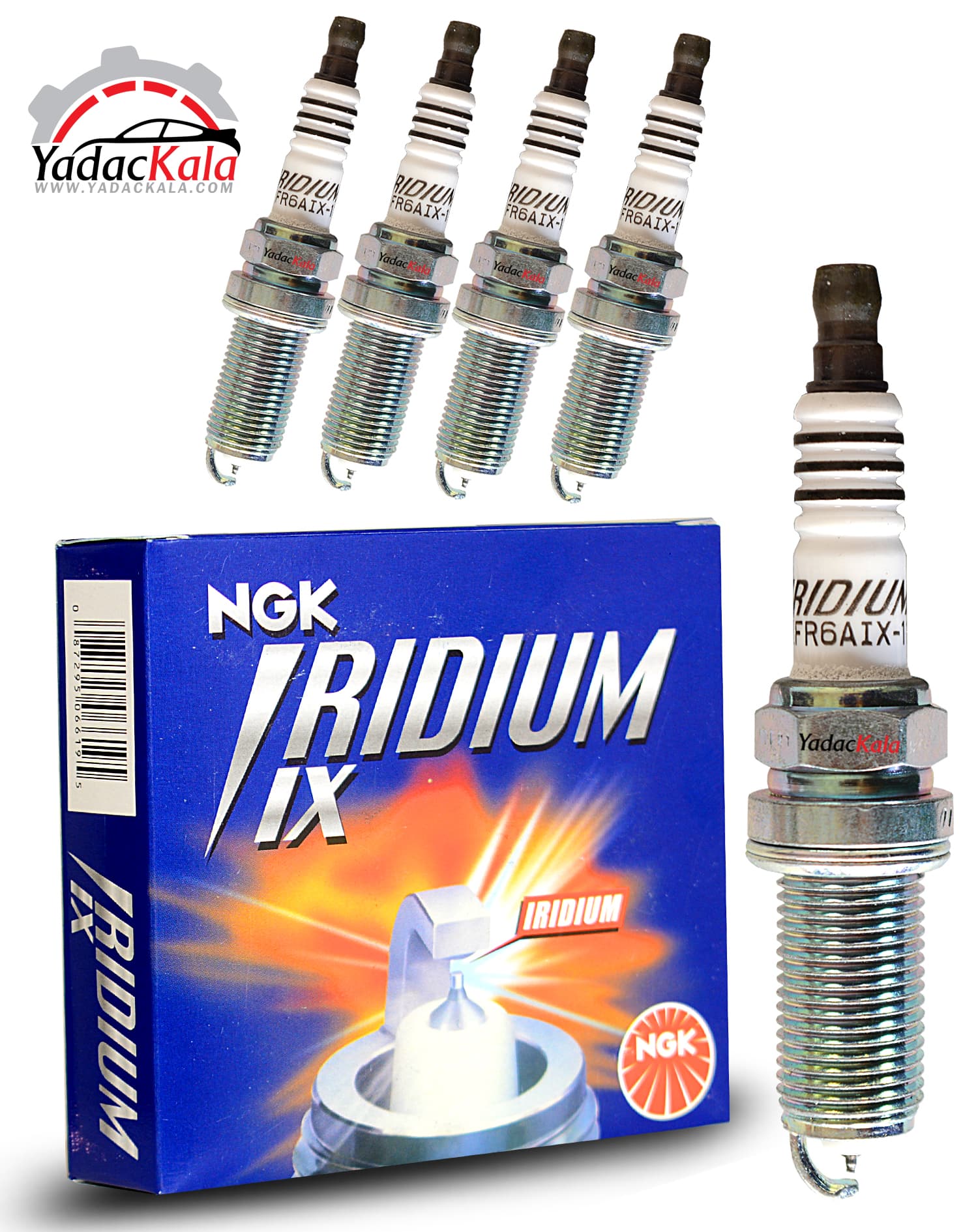 شمع سوزنی ایریدیوم پایه بلند ان جی کی ژاپن LFR6AIX-11-6619