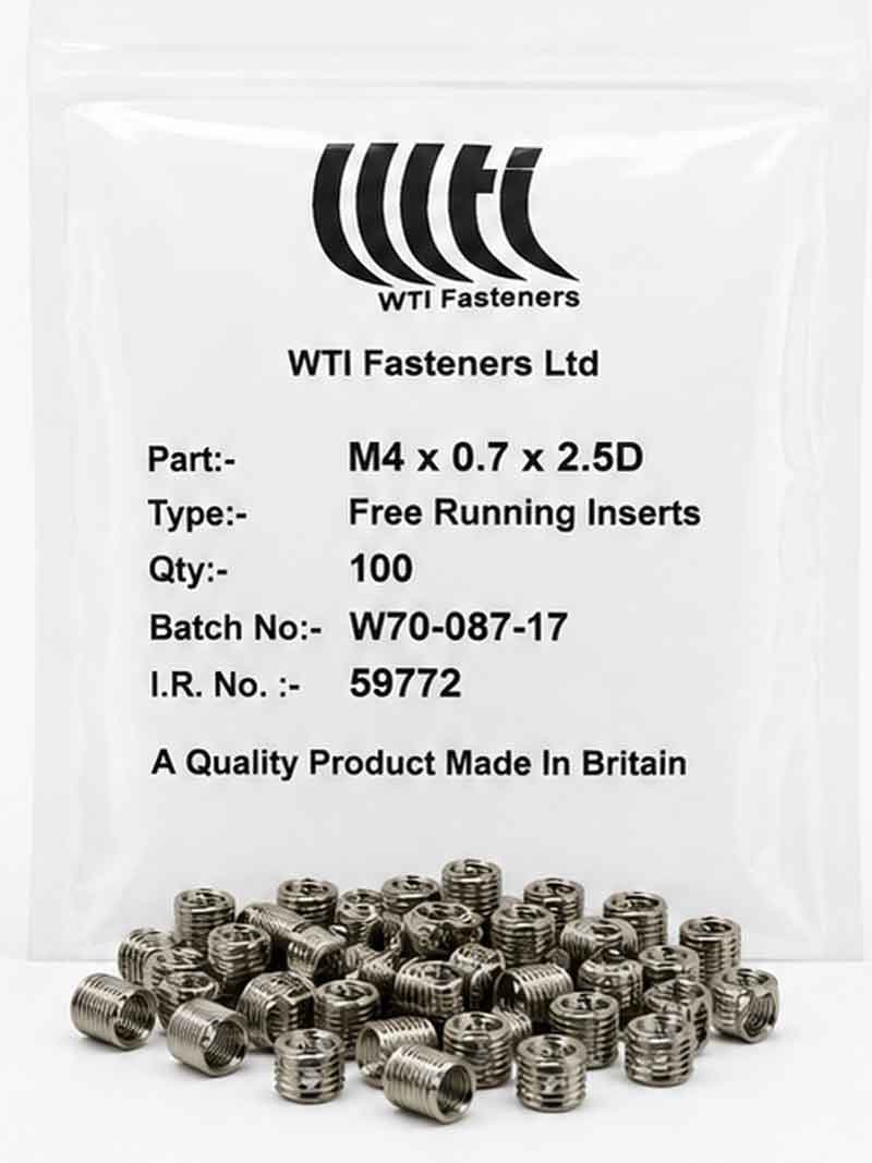 هلی کویل انگلیسی M4x2.5D