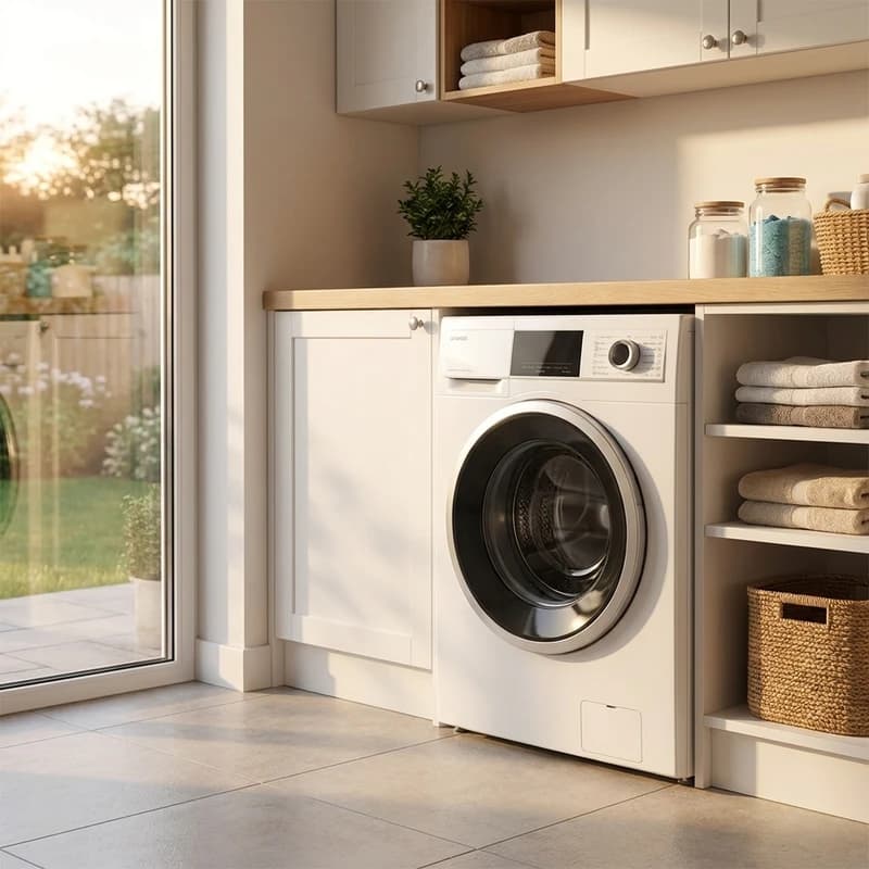 ماشین لباسشویی 9 کیلویی دوو LM9120 رنگ سیلور — تصویر ۷