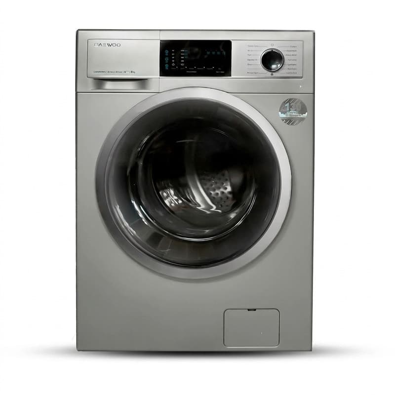 ماشین لباسشویی 9 کیلویی دوو LM9120 رنگ سیلور