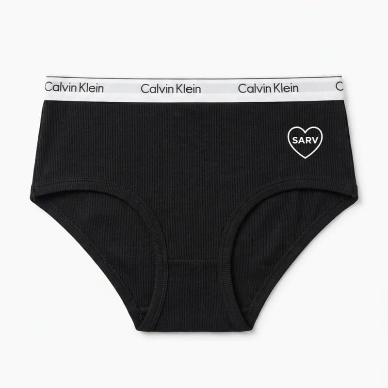 شورت زنانه کبریتی سرو مدل calvin klein کد 20139 مجموعه 6 عددی — تصویر ۳
