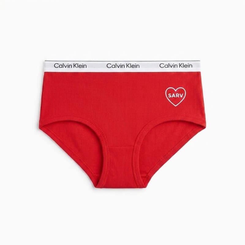 شورت زنانه کبریتی سرو مدل calvin klein کد 20139 مجموعه 6 عددی — تصویر ۵
