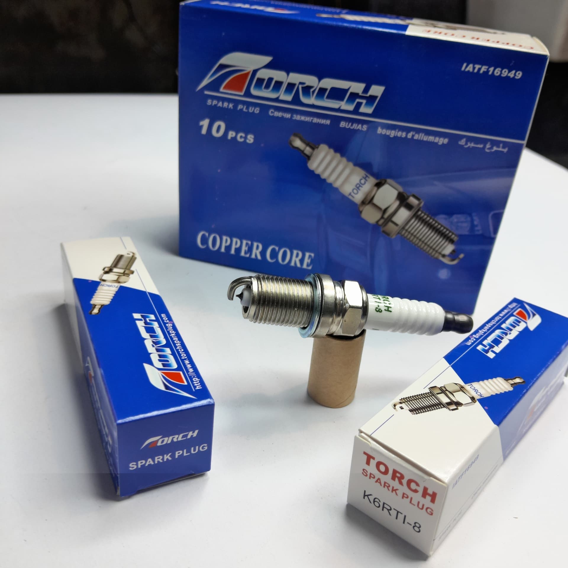 شمع Torch کوتاه سوزنی ایریدیوم اصلی K6RTI (10PCS)