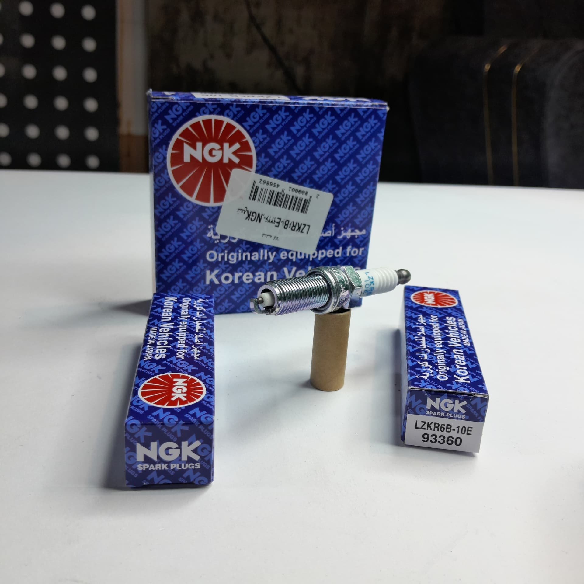 شمع NGK یورو4 استاندارد نیکل آبی ژاپن اصلی LZKR6B10E 93360