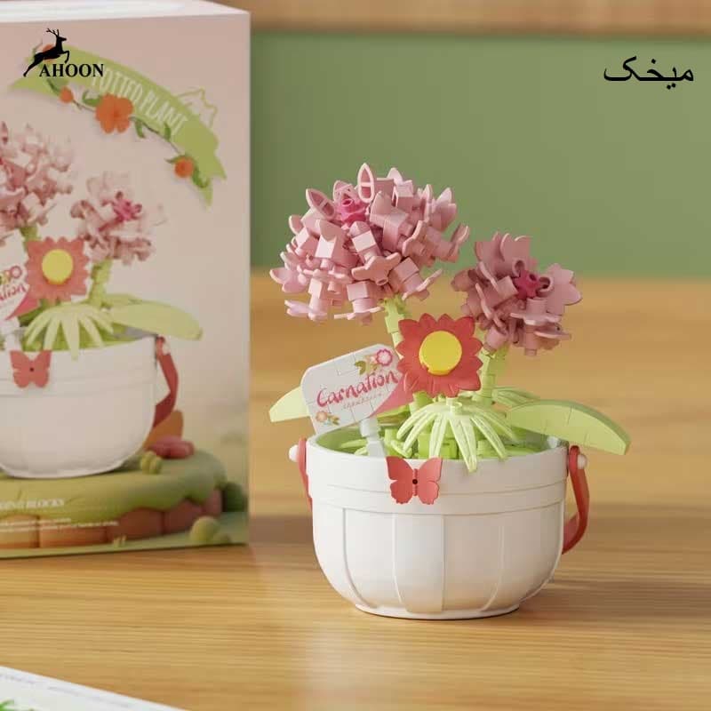 لگو مینیاتوری طرح گل و گلدان — تصویر ۵
