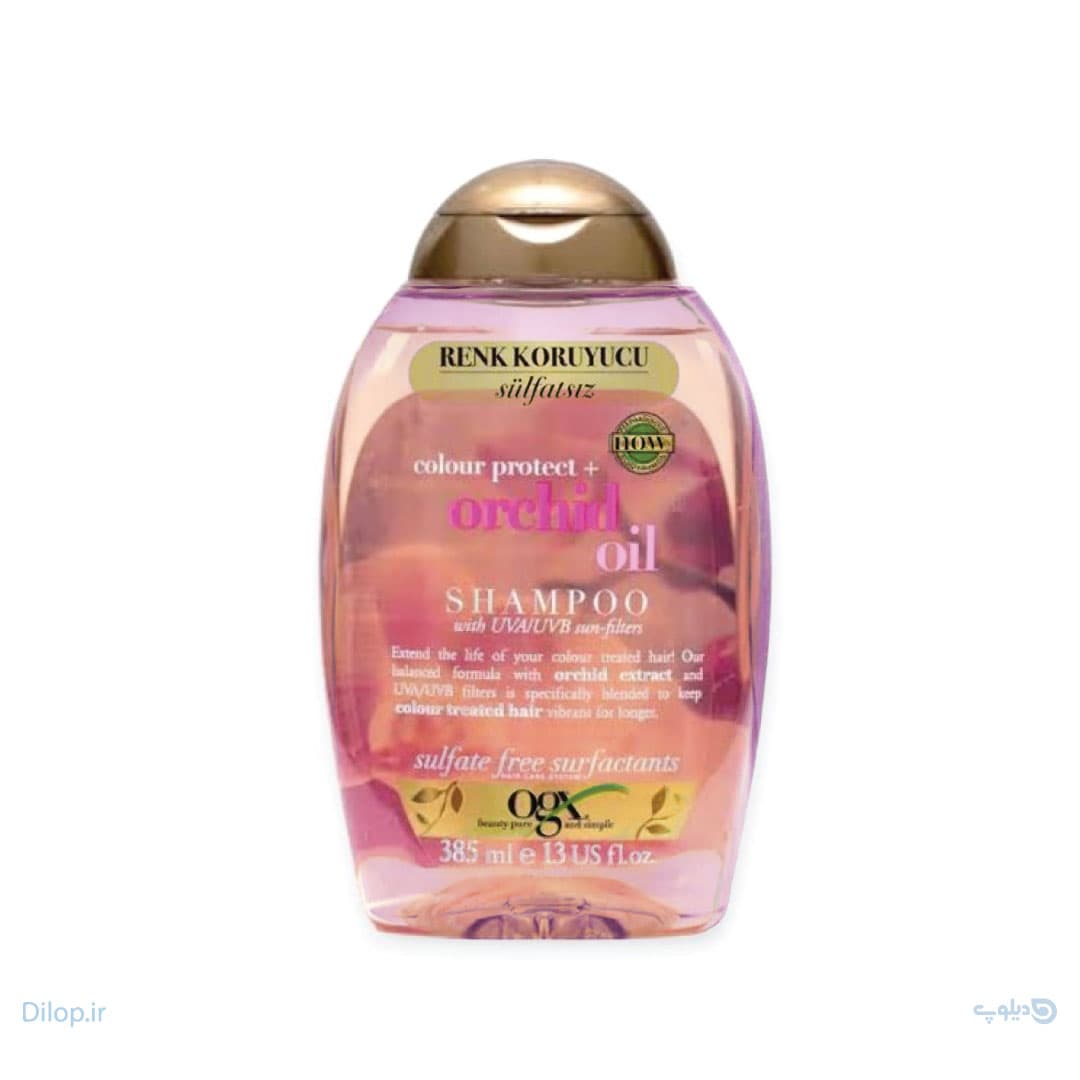 شامپو او جی ایکس مدل Orchid Oil حجم 385 میلی لیتر